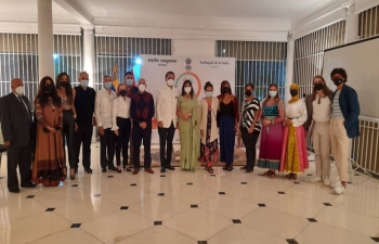 As part of 'Azadi Ka Amrit Mahotsav' celebrations, Embassy organized another edition of 'Cultura de la India' where Venezuelan artists performed